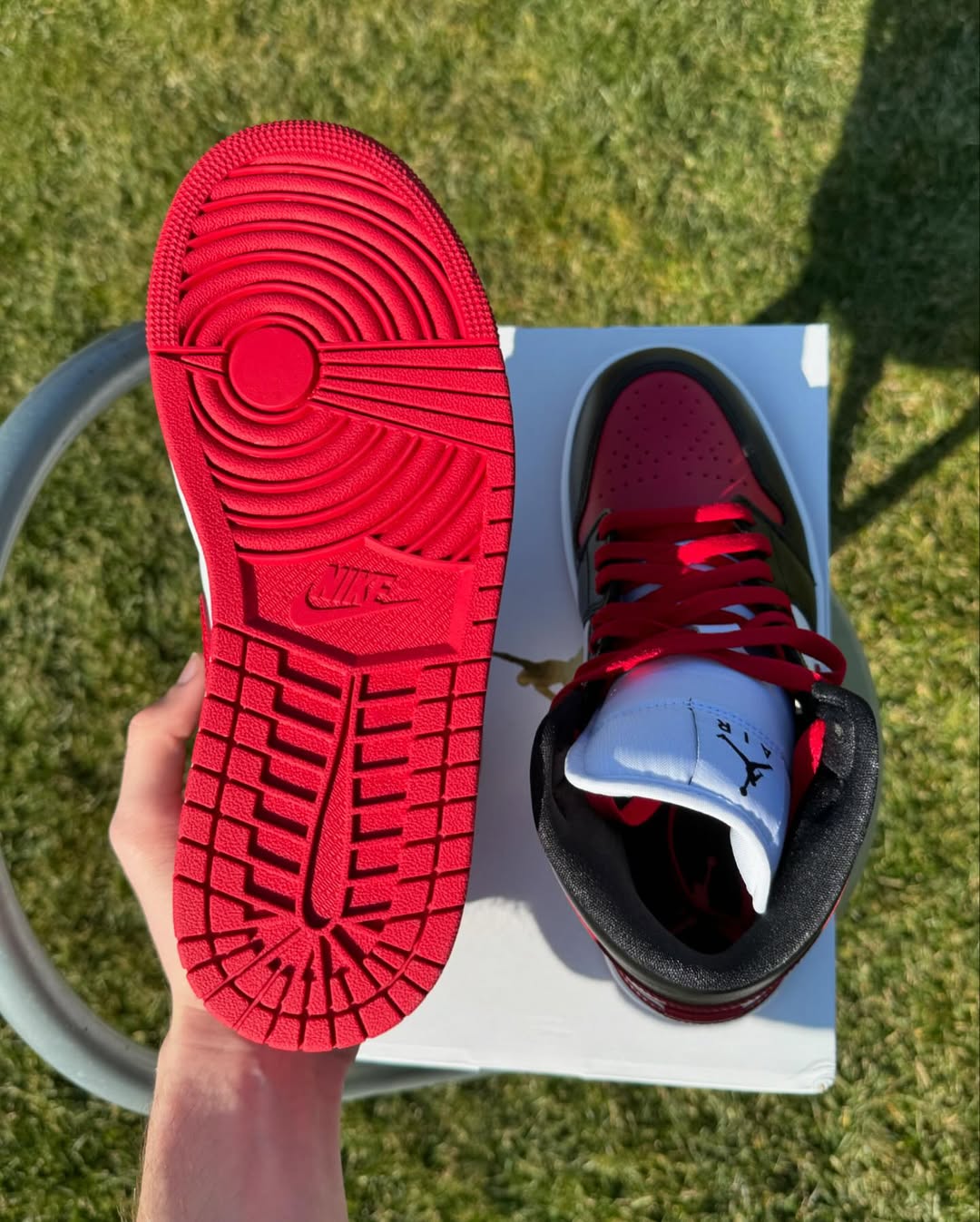 Jordan 1 Mid "Alternate Bred Toe"