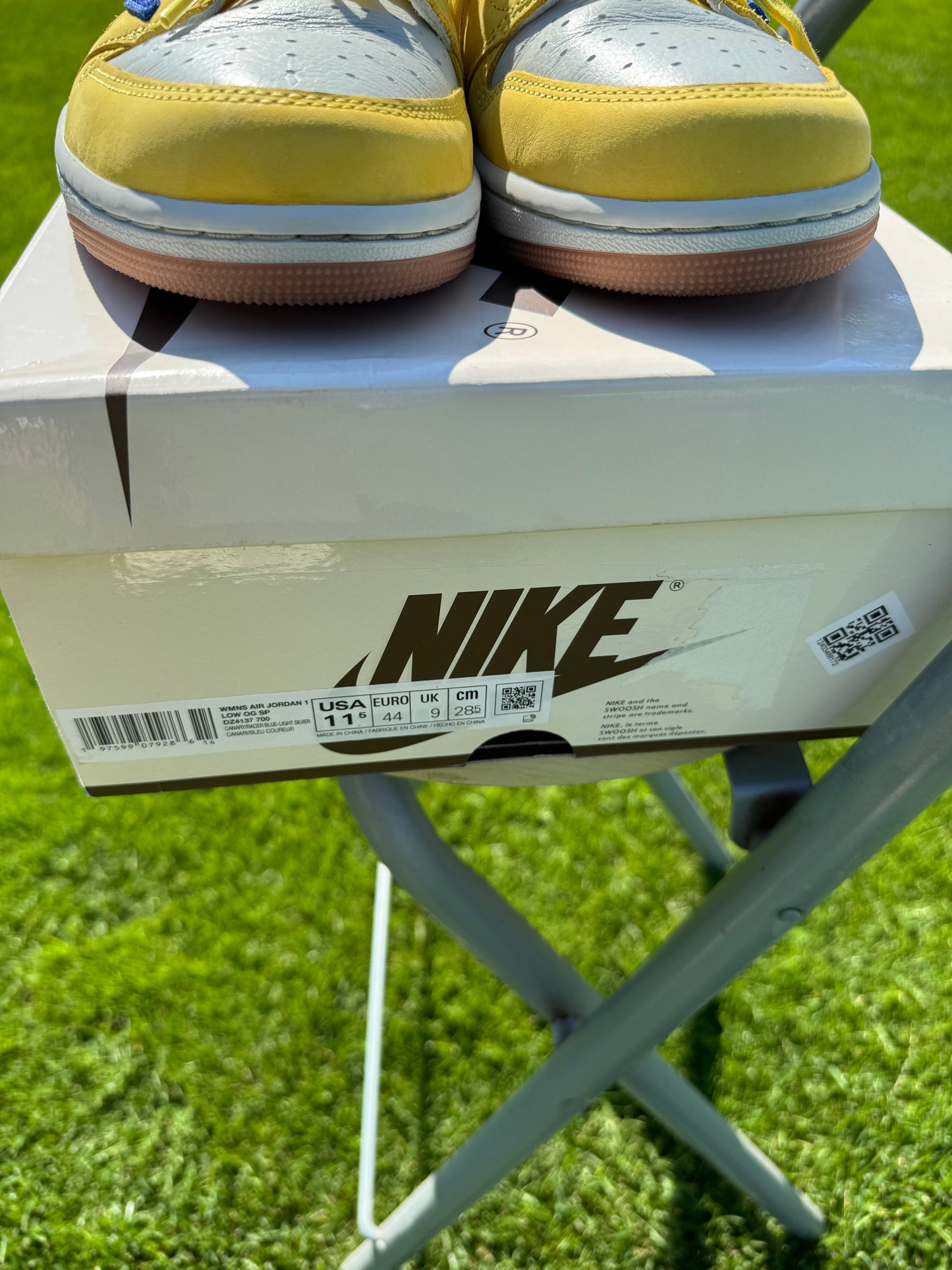 Jordan 1 low Travis Scott "Canary"